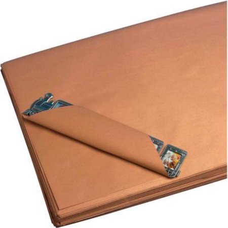 BOX PACKAGING Global Industrial„¢ Kraft Paper Sheets, 40 lbs., 18"W x 18"L, 1600/Pack KPS181840